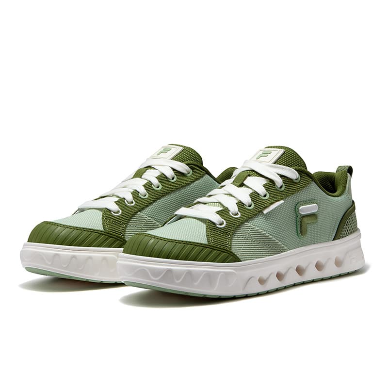 Кроссовки FILA FUSION GITA Скейтборд Обувь Мужская Гардения Цветок Зелёный Зелёный Соус - изображение 3