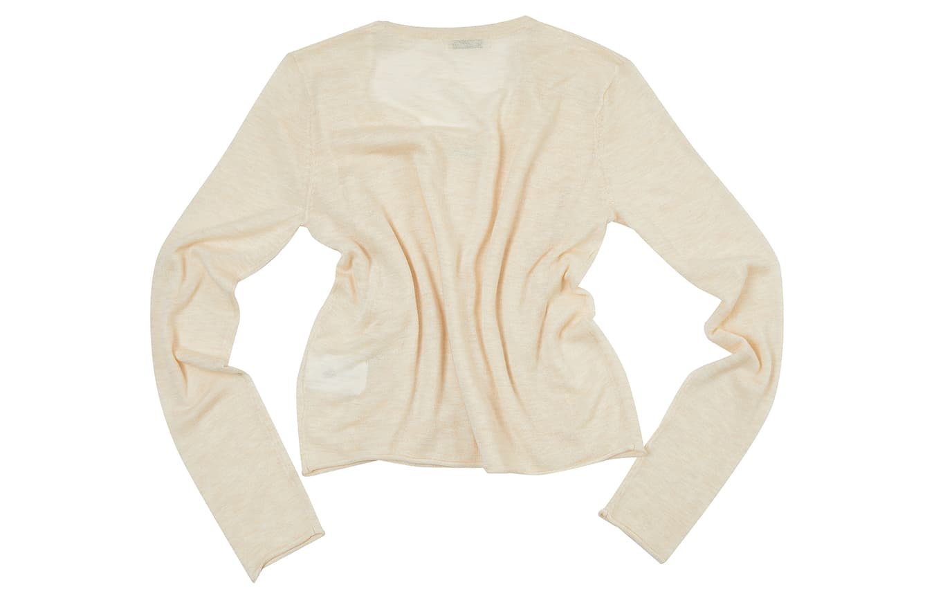 Кофта BONELESS Cut No-Seam Ecru Women's Knitwear - изображение 2