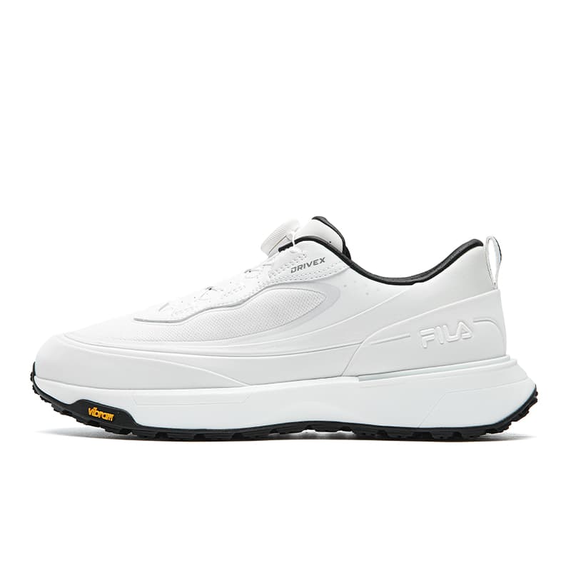 Кроссовки для гольфа FILA GF 1911 Trainer Износостойкий Дышащий Легкий Низкий Топ Гольф Обувь Мужская Ярко-Белый - изображение 1