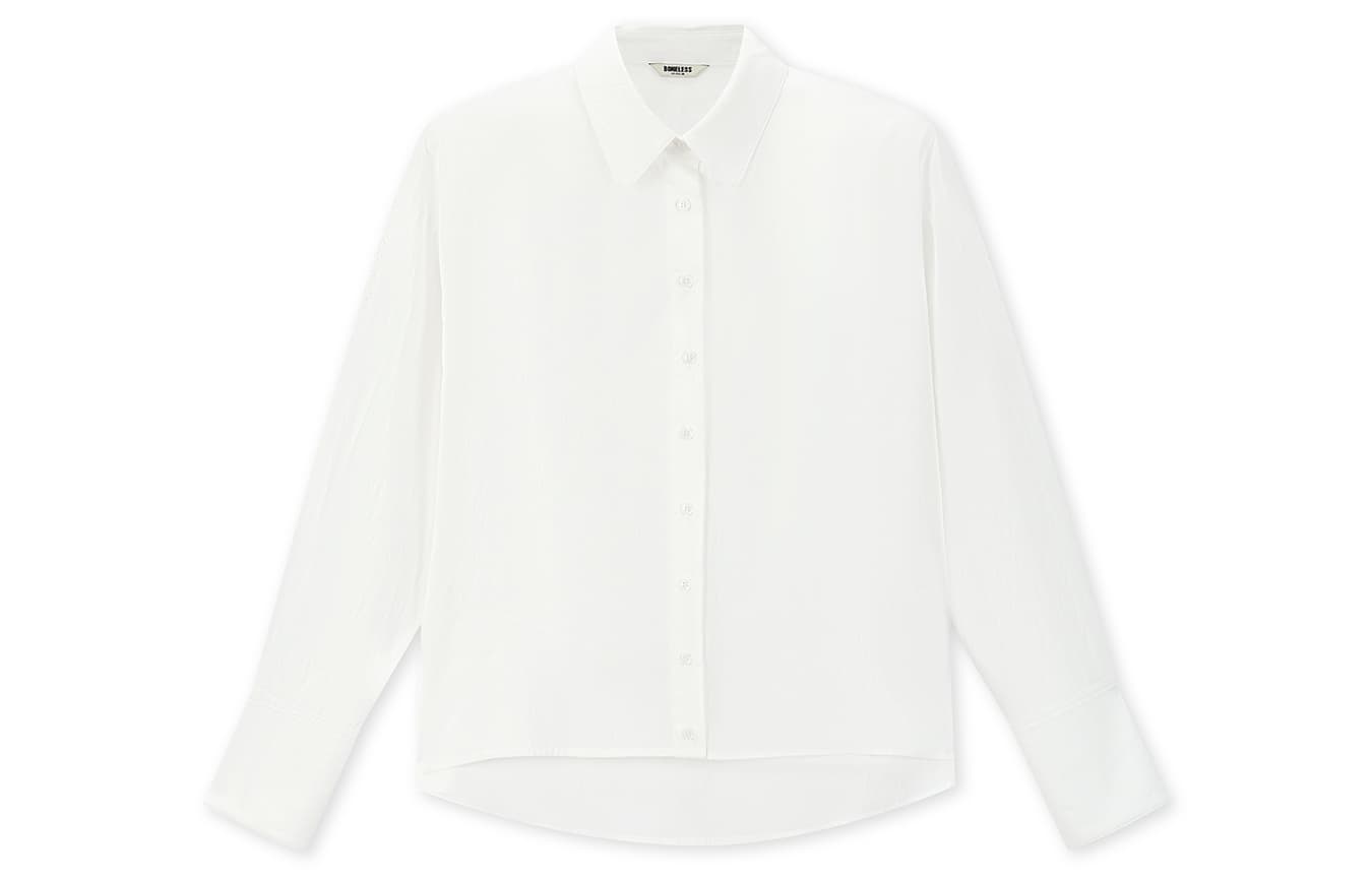 Блузка BONELESS Cut White Women's Shirts - изображение 1