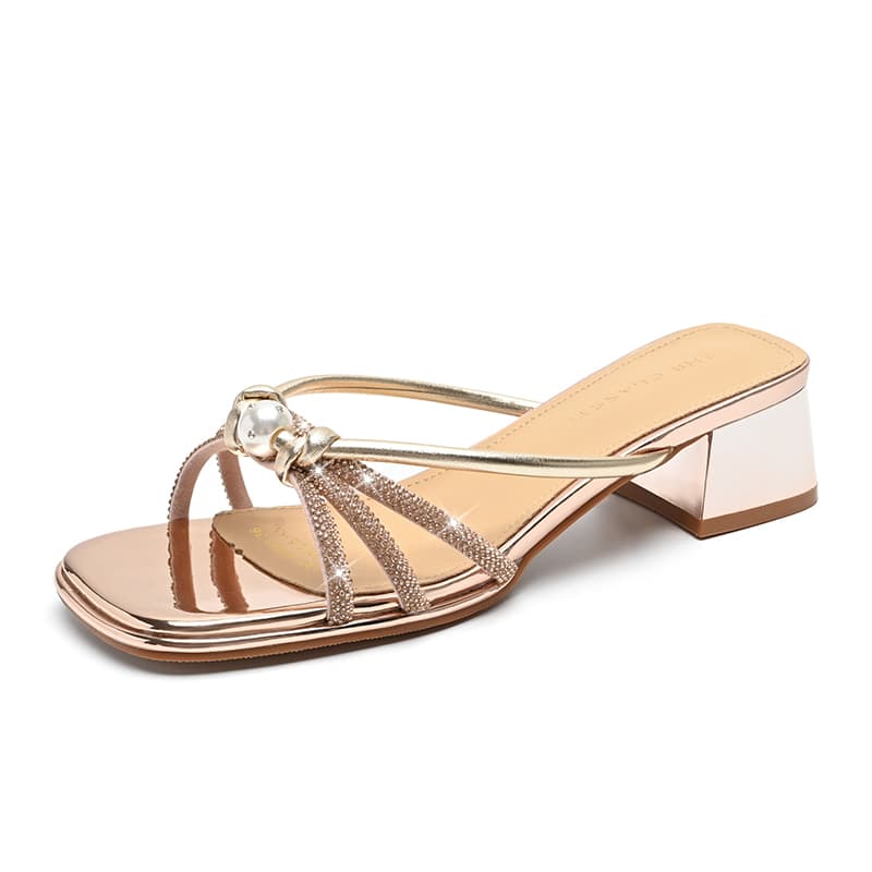 Шлёпанцы ZHR Starry Collection One Шнуровка Сандалии 4CM Женские - изображение 2