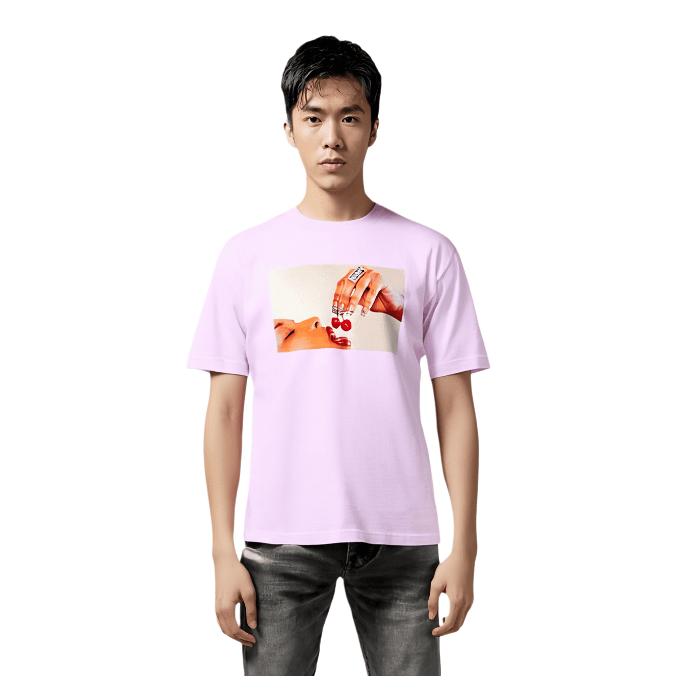 Футболка Supreme Cherries Tee Light Purple - изображение 2
