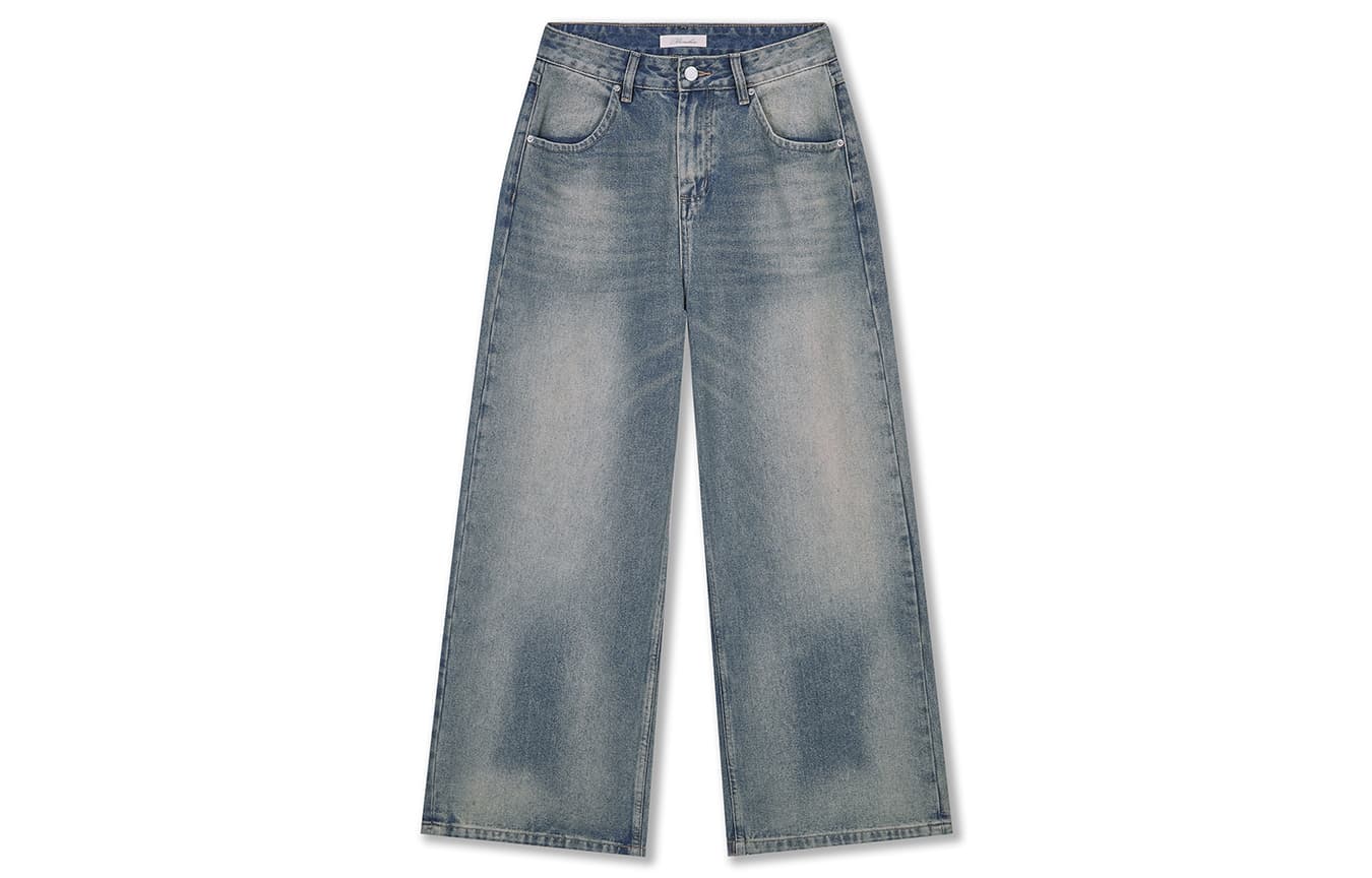 Джинсы BONELESS Cut Wash Blue Women's Jeans BONELESS Cut Промытый Синий Женские Джинсы - изображение 1