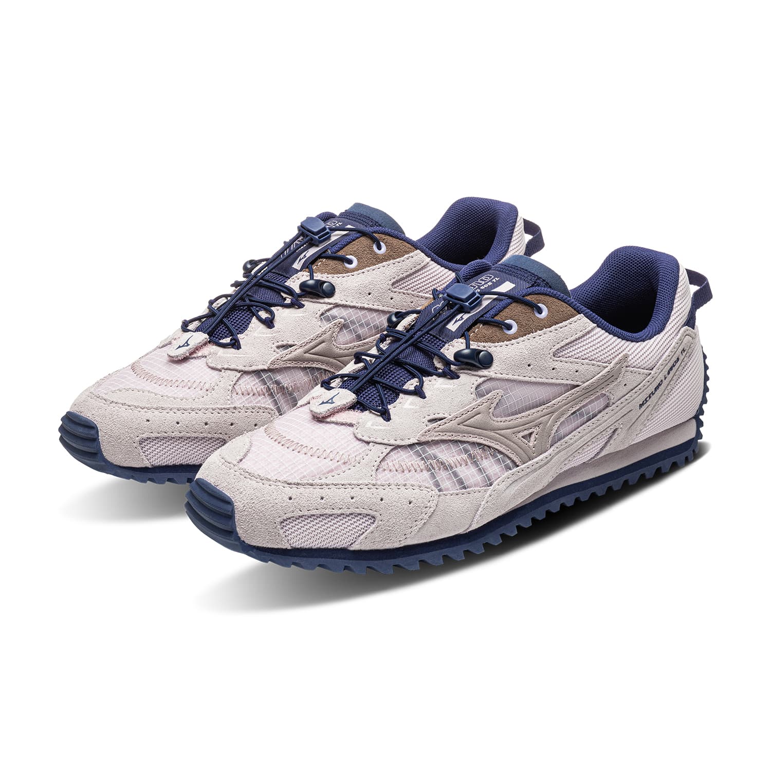 Кроссовки Mizuno Low Топ Повседневная обувь Унисекс Серо-фиолетовый - изображение 4