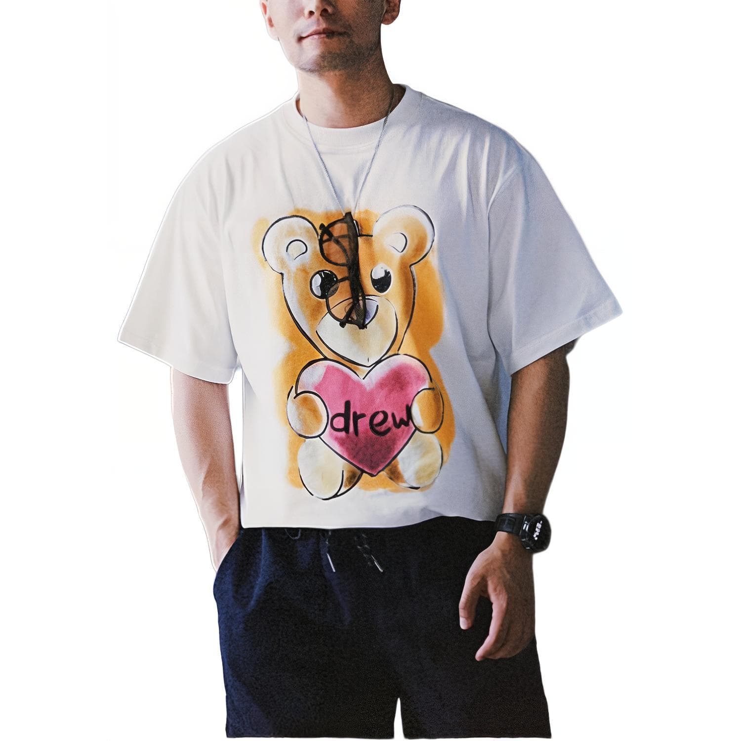 Футболка Drew House FW22 Airbrush Theodore Ss Tee - Theodore T - изображение 3
