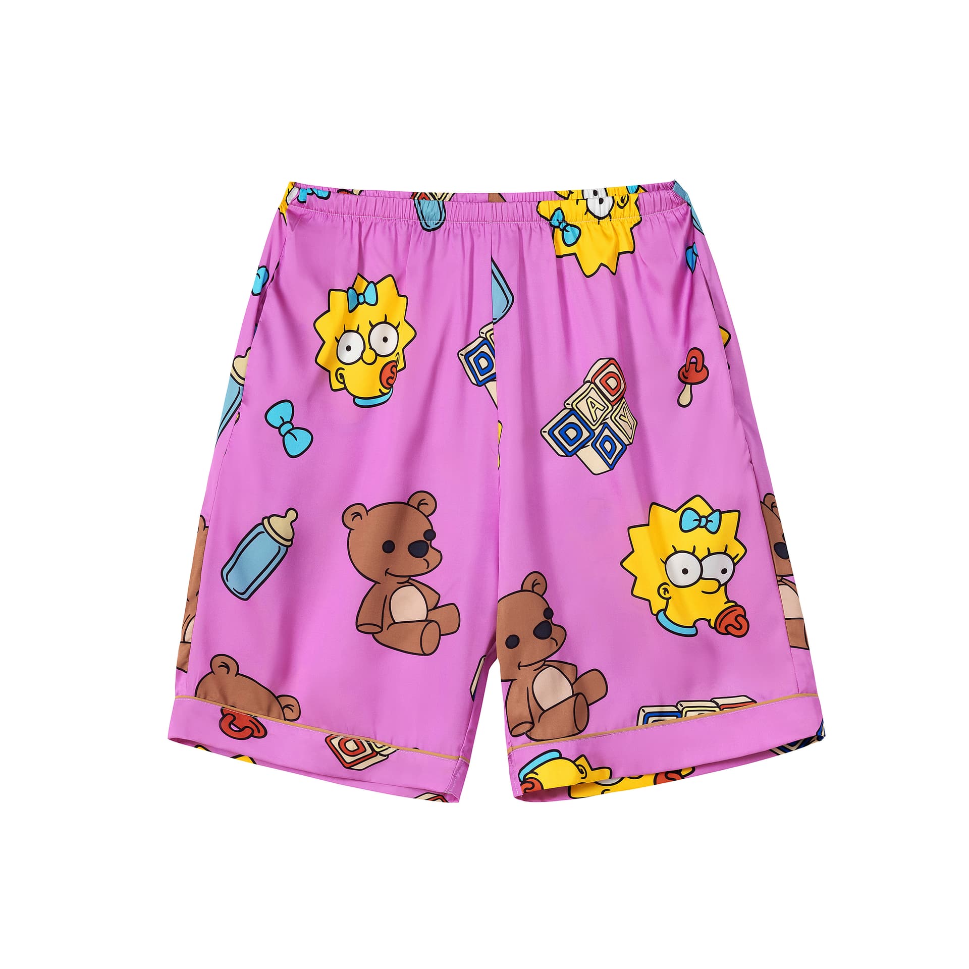 Пижама The Simpsons Розовый Красный Унисекс Пижамные комплекты - изображение 4