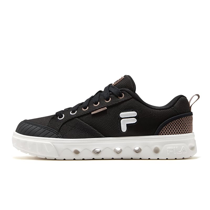 Кроссовки FILA FUSION GITA Ткань Скейтборд Обувь Мужская Черный Коричневый Земляной Тон - изображение 1
