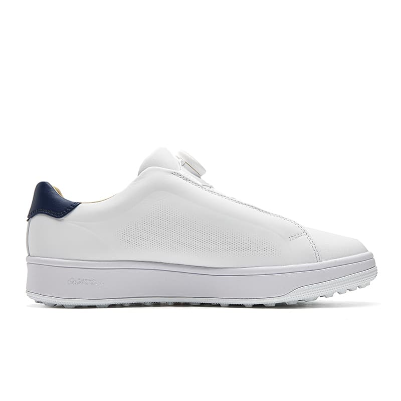 Кроссовки для гольфа FILA GF 1911 Trainer Износостойкий Дышащий Легкий Низкий Топ Гольф Обувь Мужская FILA Белый Пыльно-Синий - изображение 2