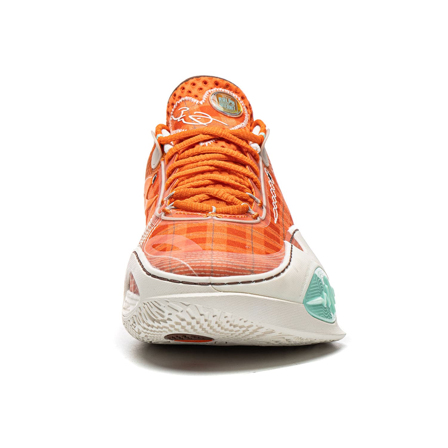 Кроссовки для баскетбола Li-Ning Wade All City 14 Устойчивая поддержка с анти-торсионом, удобная посадка, амортизация, противоскользящая износостойкая, отскок, лоу-топы, профессиональные баскетбольные кроссовки, мужские, оранжевый - изображение 5