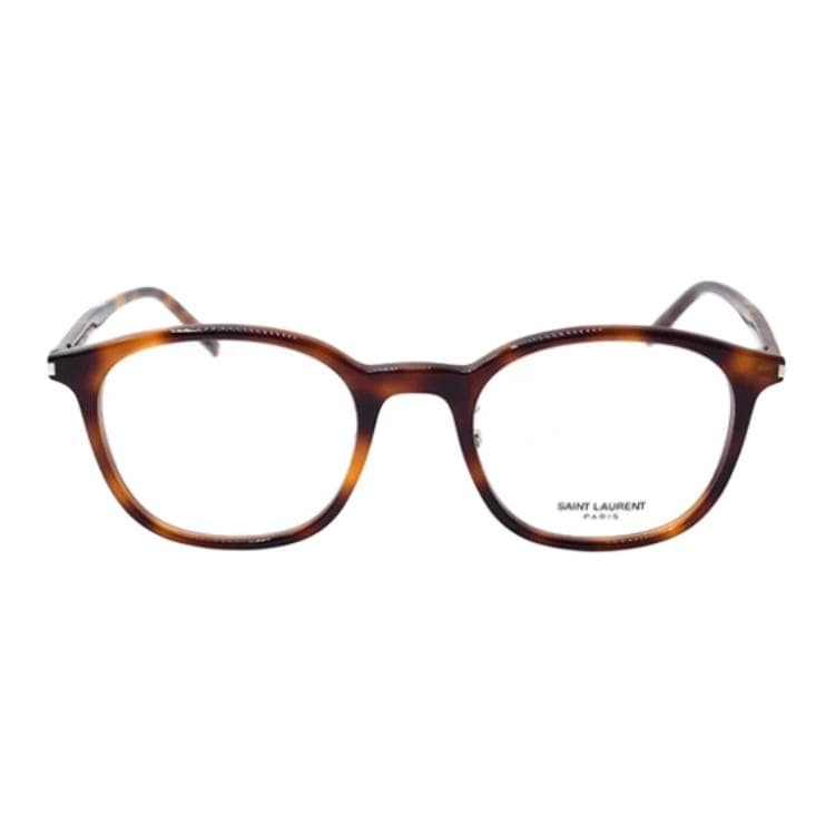 Оправа SAINT LAURENT Круглые очки с диоптриями Unisex Light Черепаховый цвет - изображение 2