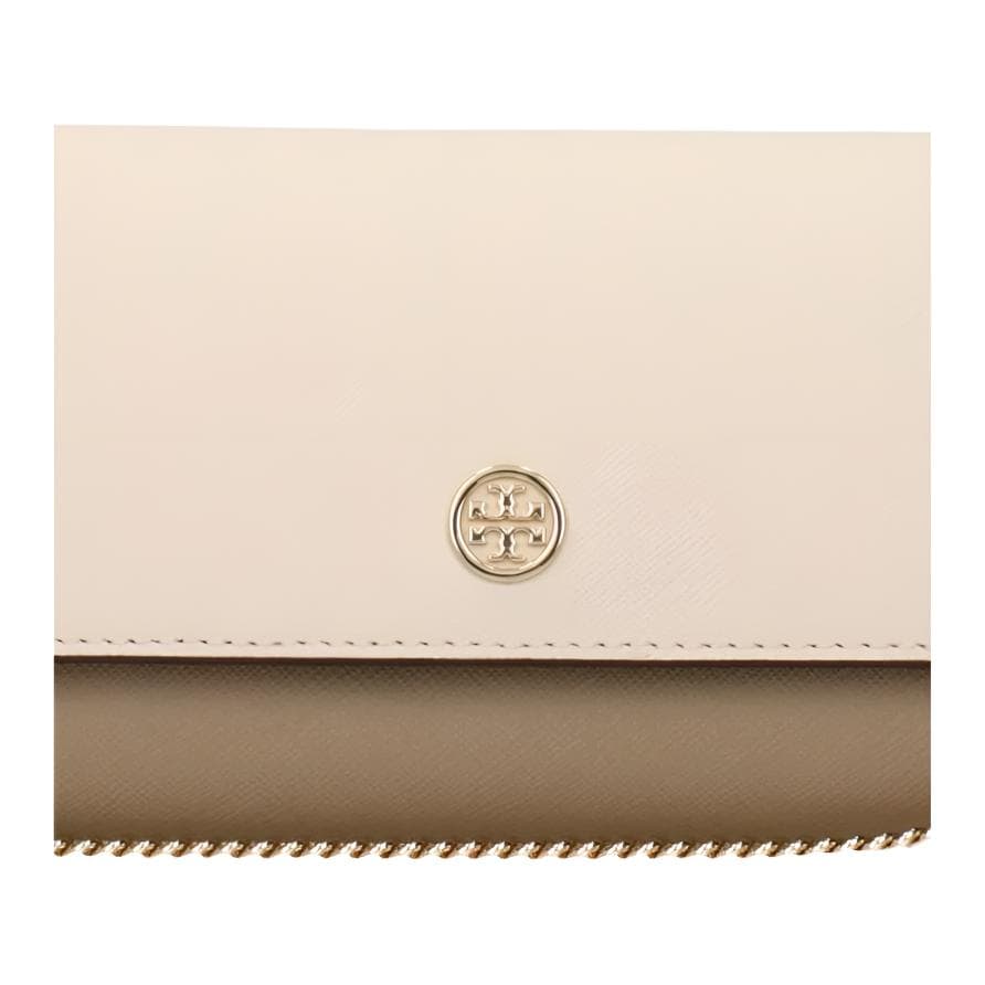 Мини-сумка Tory Burch Кожа Плечевая Сумка Женская Бежевая - изображение 5