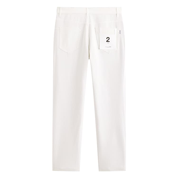 Штаны PEACEBIRD MEN Denim Raw White 1 Мужские Джинсы - изображение 2