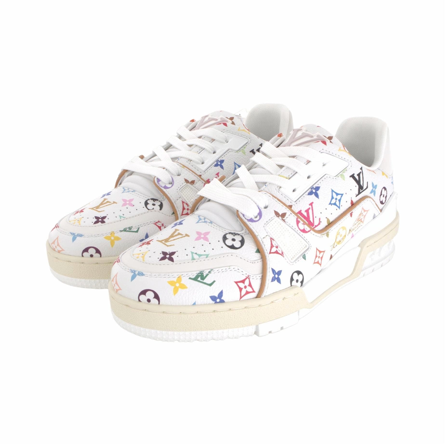 Кроссовки Takashi Murakami x Louis Vuitton Trainer White - изображение 3