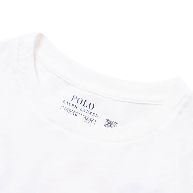 Футболка Polo Ralph Lauren T-рубашка SS25 Белая Детская - изображение 3