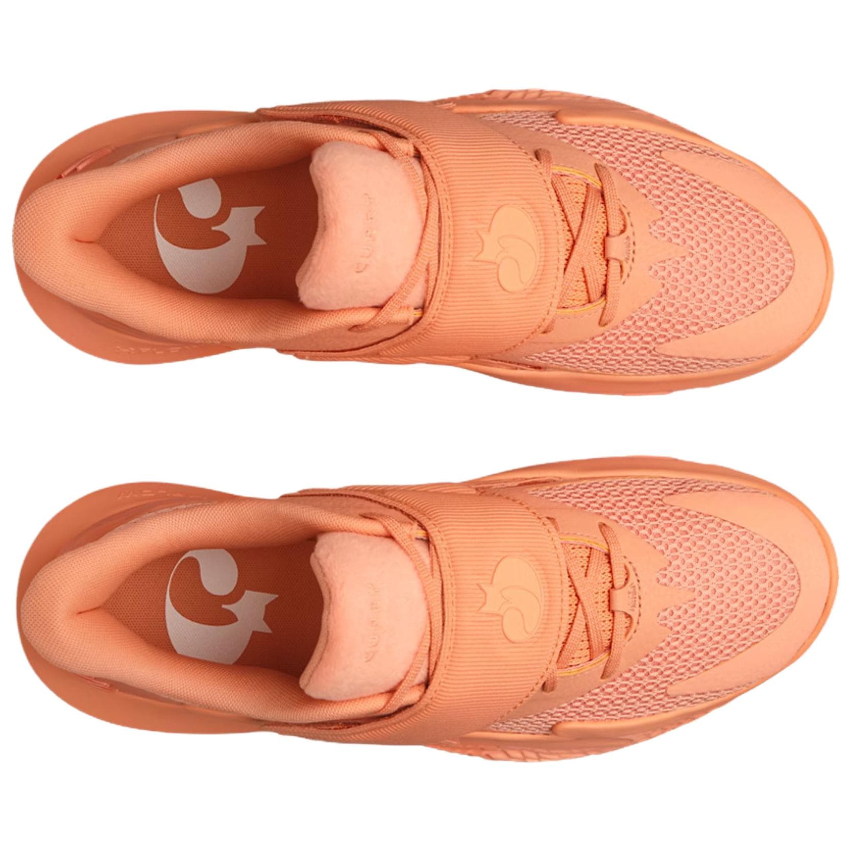 Кроссовки для баскетбола Under Armour D Fox 2 Устойчивые к истиранию Дышащие Баскетбольные кроссовки Унисекс Персиково-оранжевый - изображение 4