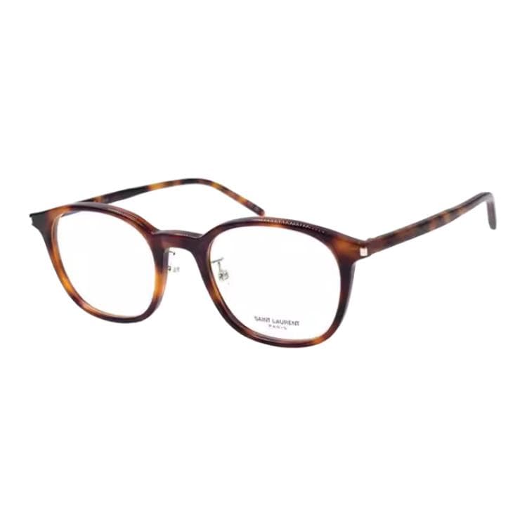 Оправа SAINT LAURENT Круглые очки с диоптриями Unisex Light Черепаховый цвет - изображение 1