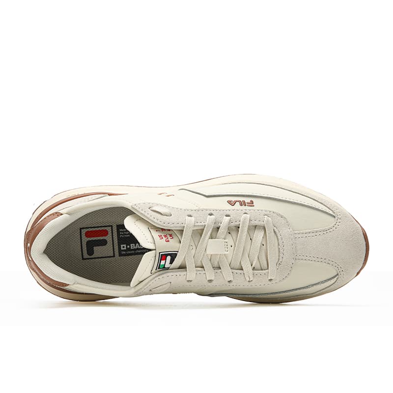 Кроссовки FILA Retro 70 Low Casual Shoes Женские Ярко-Серый Тофу Белый - изображение 4