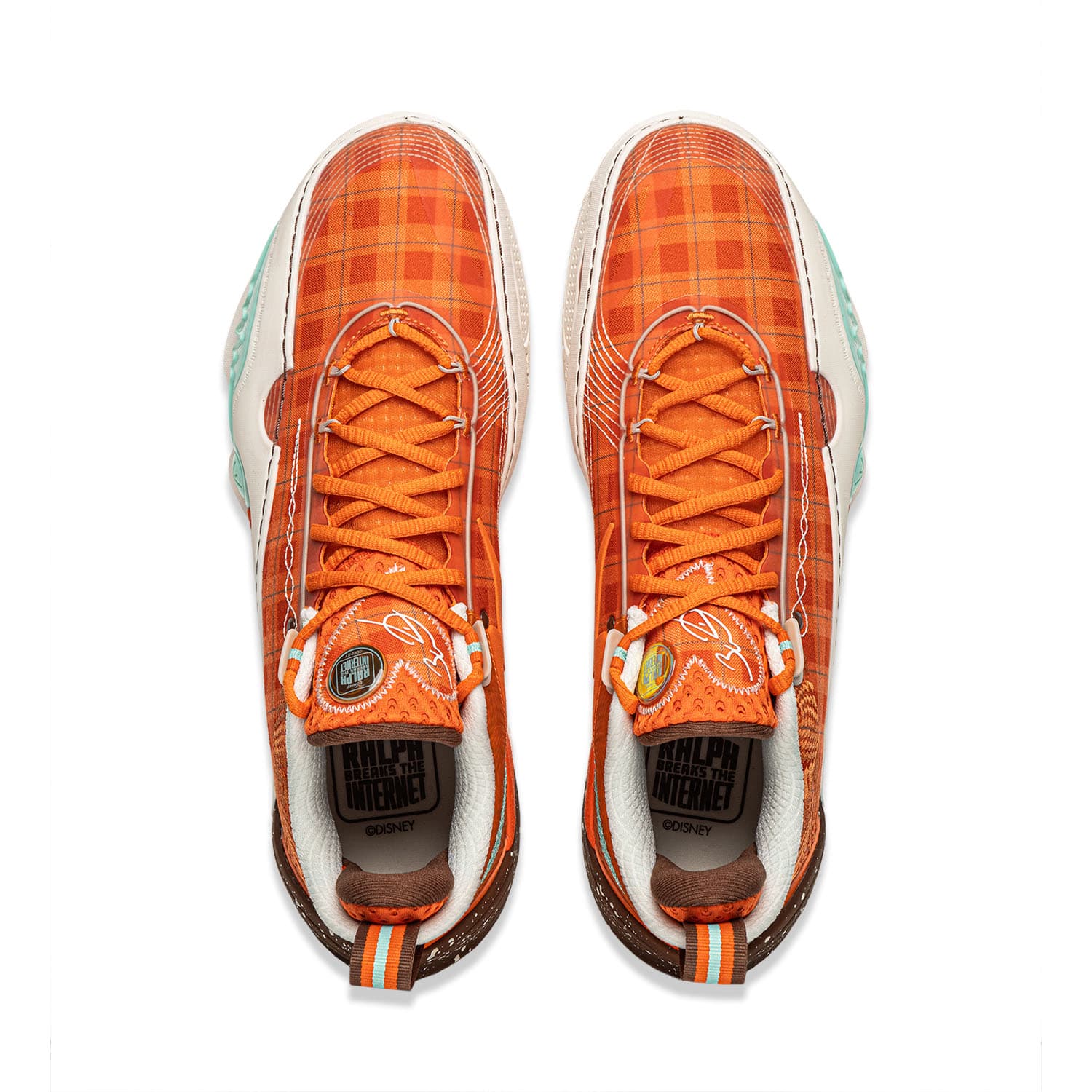 Кроссовки для баскетбола Li-Ning Wade All City 14 Устойчивая поддержка с анти-торсионом, удобная посадка, амортизация, противоскользящая износостойкая, отскок, лоу-топы, профессиональные баскетбольные кроссовки, мужские, оранжевый - изображение 4