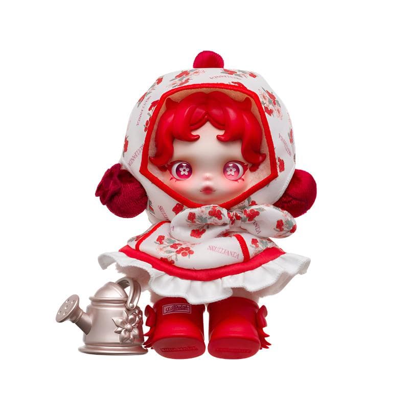 POP MART Skullpanda Цветущий в Цветочном Саду Мягкая Игрушка Украшение Брелок Трендовые Продукты - изображение 2