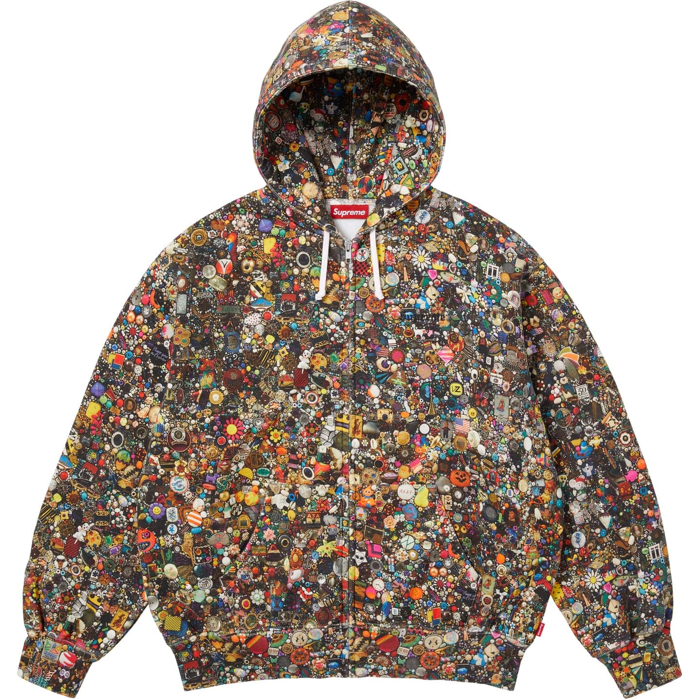 Кофта Supreme x Mike Kelley SS26 WEEK8 ZIP UP Худи Свитшот Унисекс - изображение 1