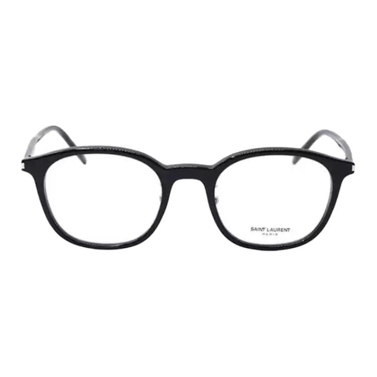 Оправа SAINT LAURENT Круглые очки с диоптриями Унисекс Черные - изображение 2
