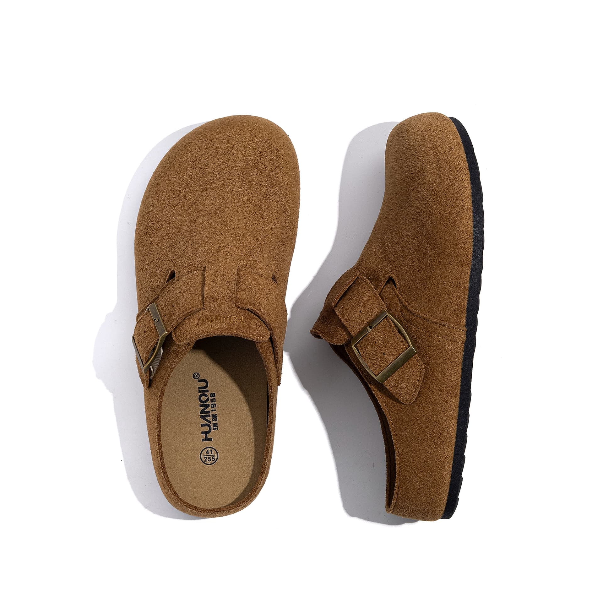 Сандалии HUANQIU Обувь Birkenstock Мужская Коричневая - изображение 5