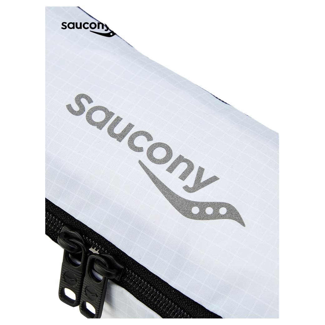 Поясная сумка Saucony Ткань Поясная Сумка (Бандана) Унисекс Кремово-Белый - изображение 4