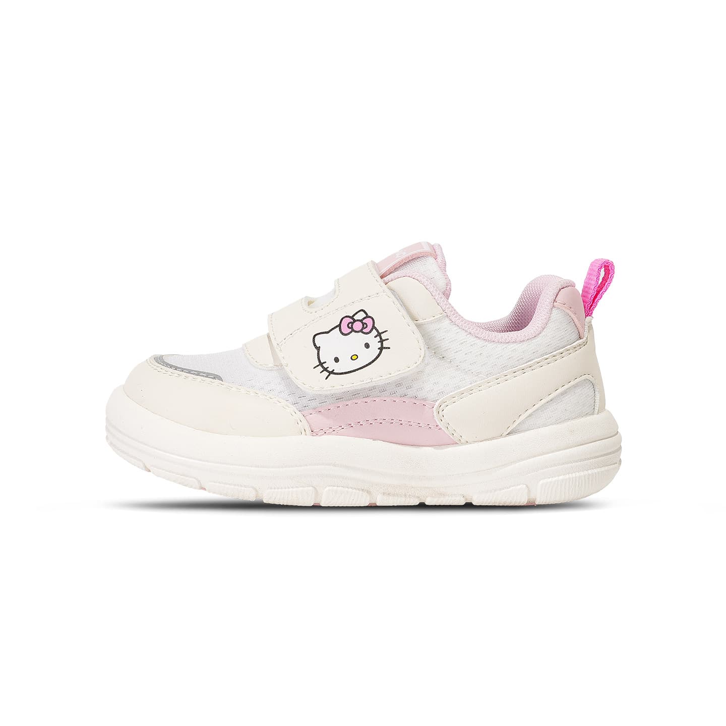 Кроссовки Sanrio Hello Kitty универсальные детские скейтборды с застежкой на липучке из синтетической кожи, легкие и амортизирующие - изображение 1