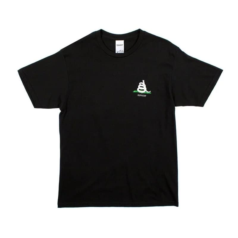 Футболка RIPNDIP Черные Мужские T-Рубашки - изображение 1