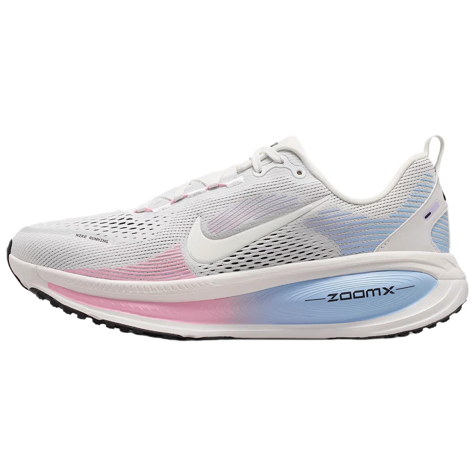 Кроссовки для бега Nike Vomero 18 Дышащие Беговые Кроссовки Женские Белые Синие Розовые - изображение 1