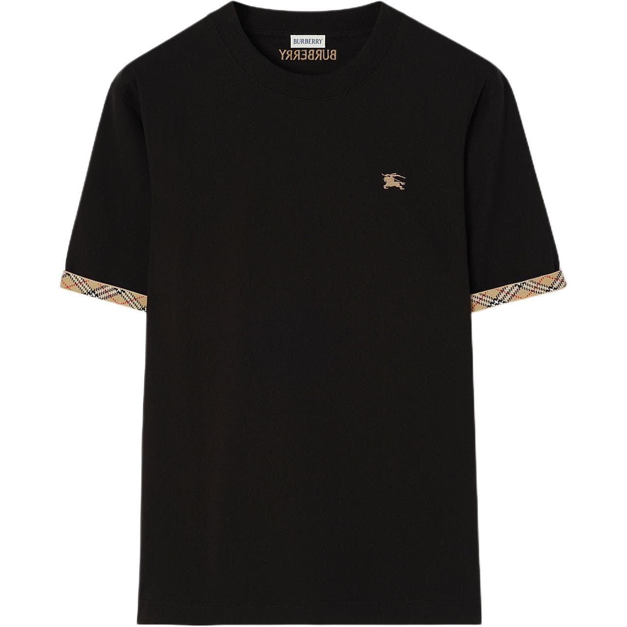 Футболка Burberry T-рубашка свободного кроя мужская черная - изображение 1