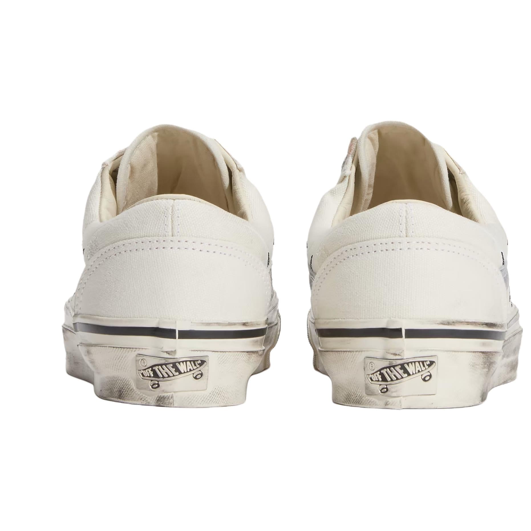 Кроссовки Vans Old Skool Скейтборд Обувь Унисекс Белый - изображение 3