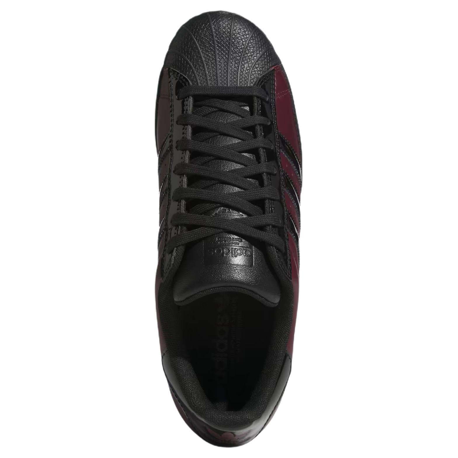 Кроссовки Adidas Originals x Marcos Montoya SUPERSTAR ADV Скейтборд Обувь Поддержка Мужская Темно-бордовая Черная - изображение 5