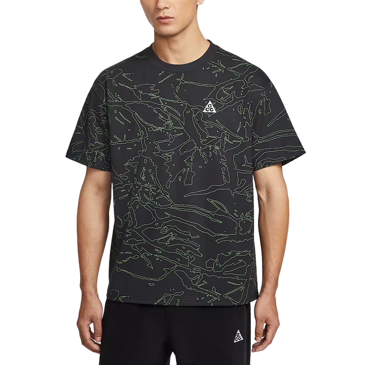 Футболка Nike ACG Мужские Черные T-Рубашки - изображение 1