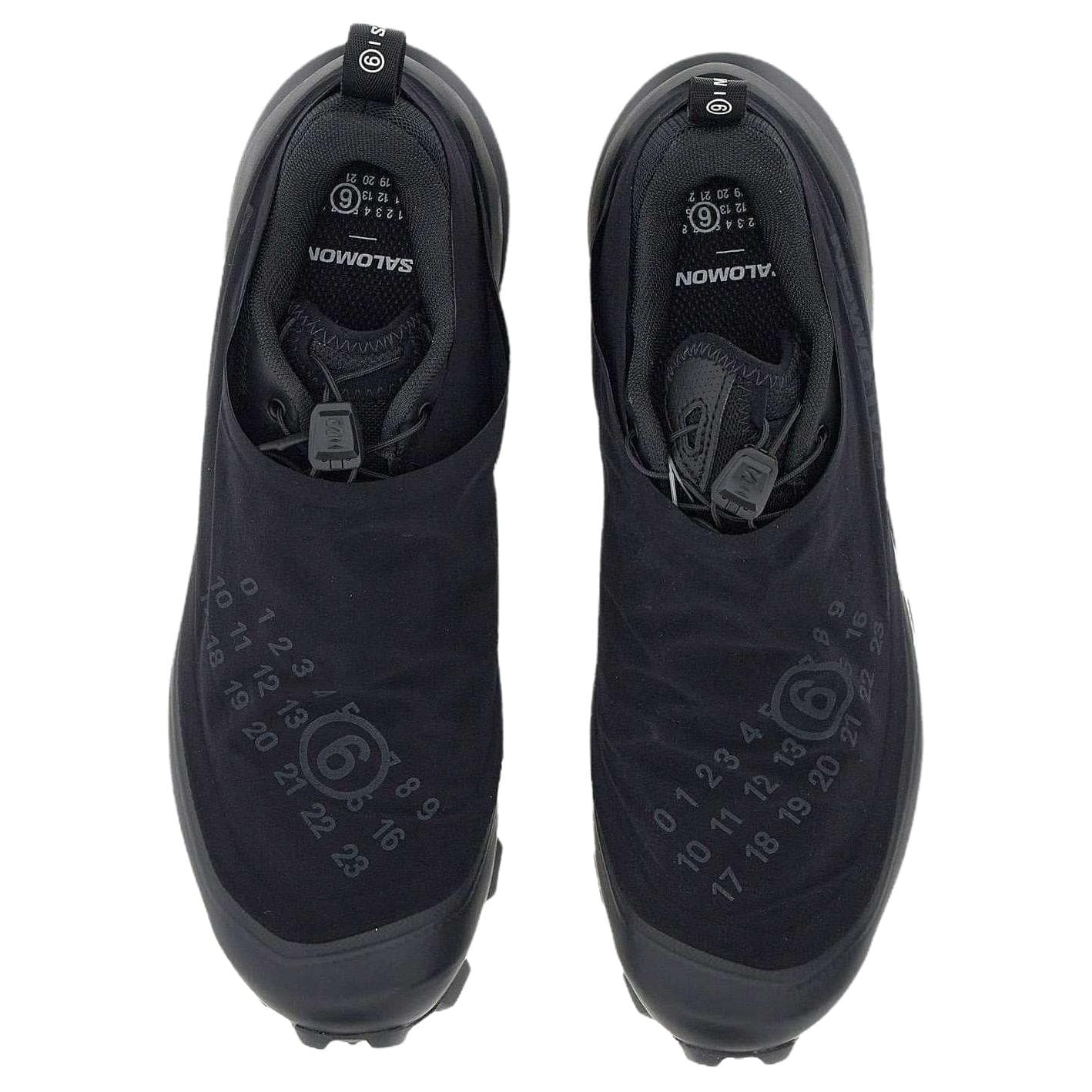 Кроссовки MM6 Maison Margiela x Salomon Коллаборация Crossdust Low Повседневная обувь Мужская Черная - изображение 6