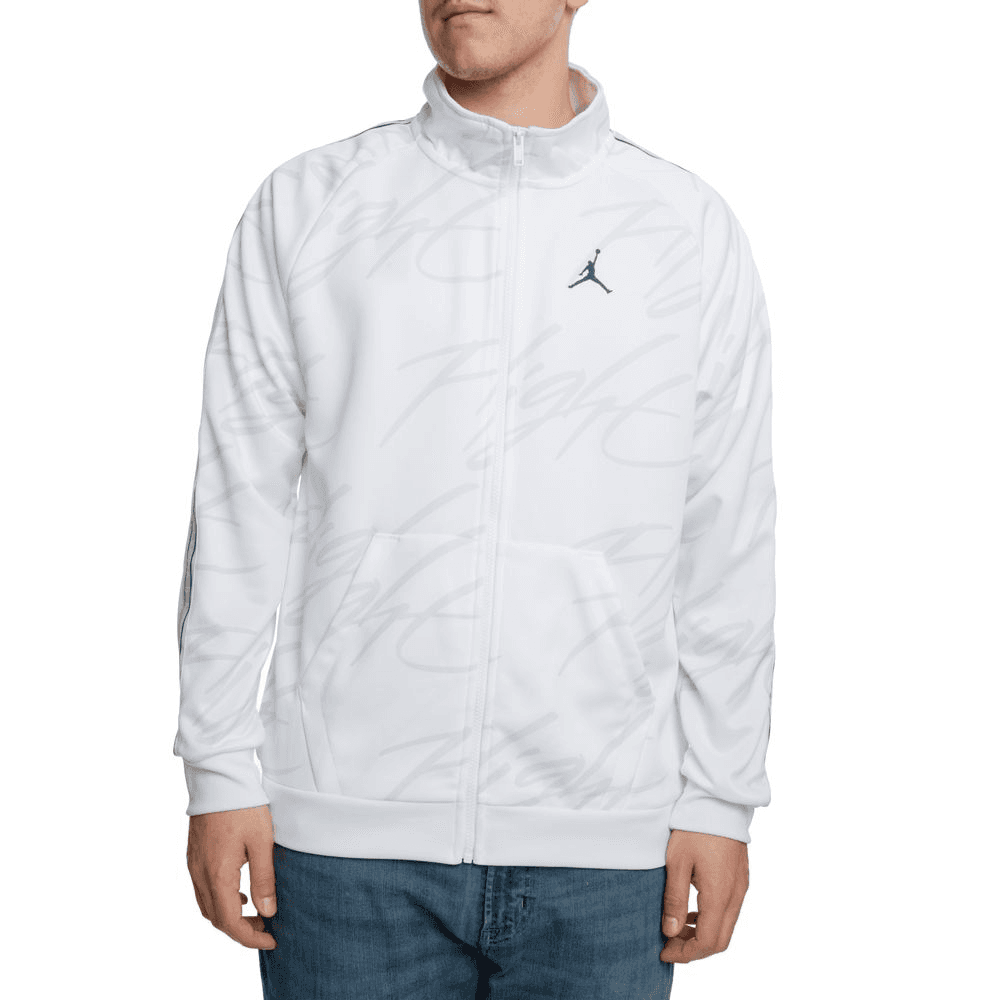 Куртка Jordan Jumpman Белый Черный Мужские Куртки - изображение 1