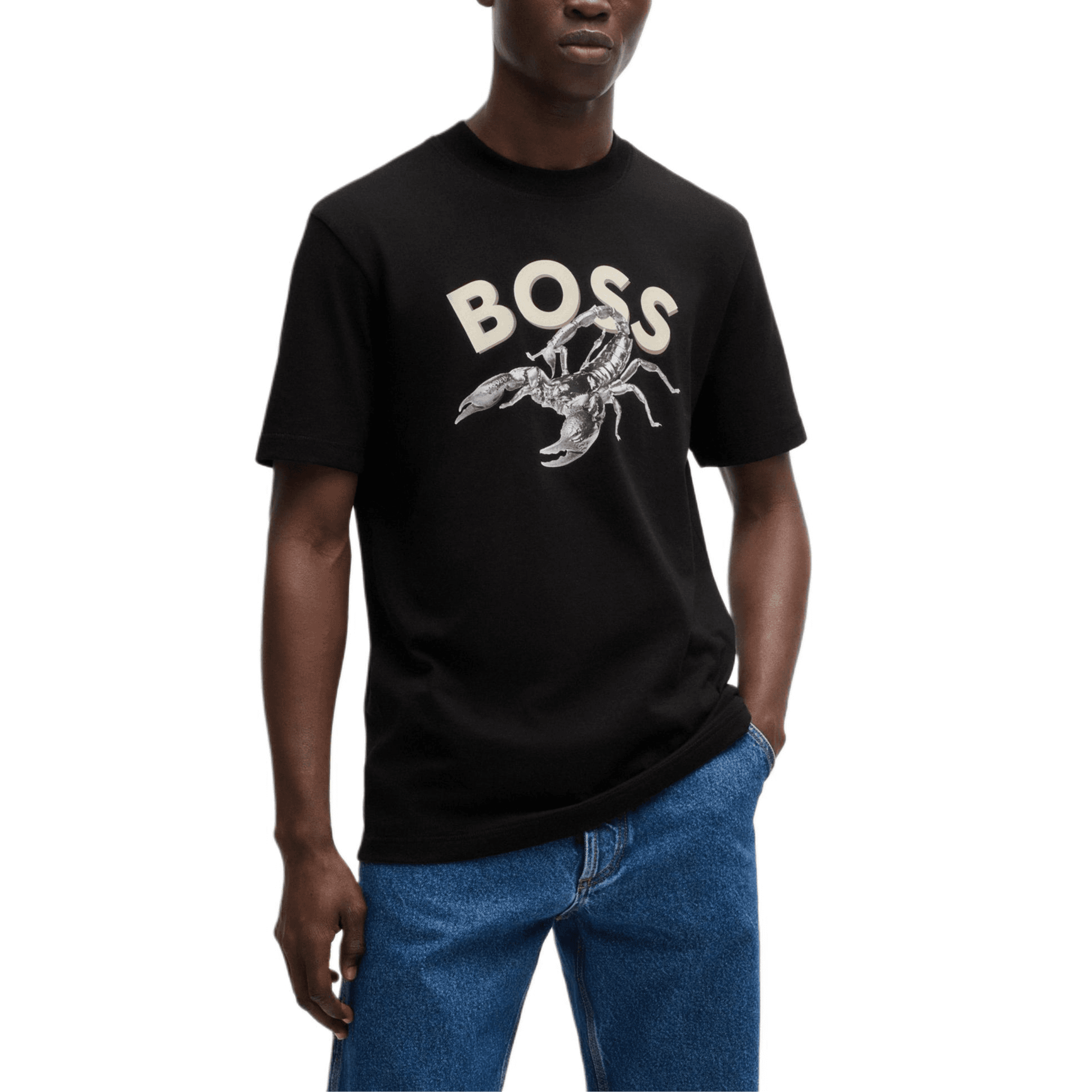 Футболка HUGO BOSS Logo T-Shirt Black - изображение 2