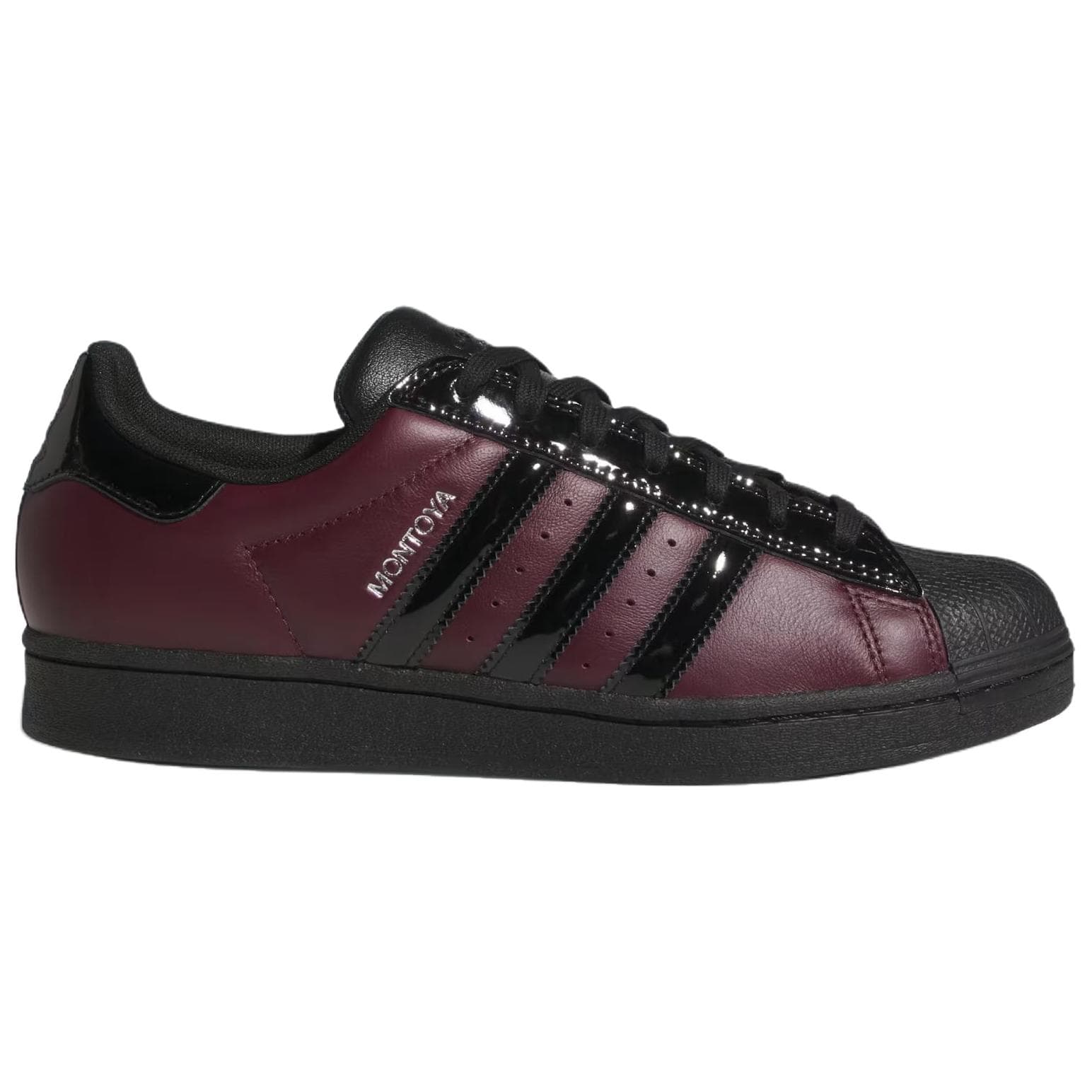 Кроссовки Adidas Originals x Marcos Montoya SUPERSTAR ADV Скейтборд Обувь Поддержка Мужская Темно-бордовая Черная - изображение 2