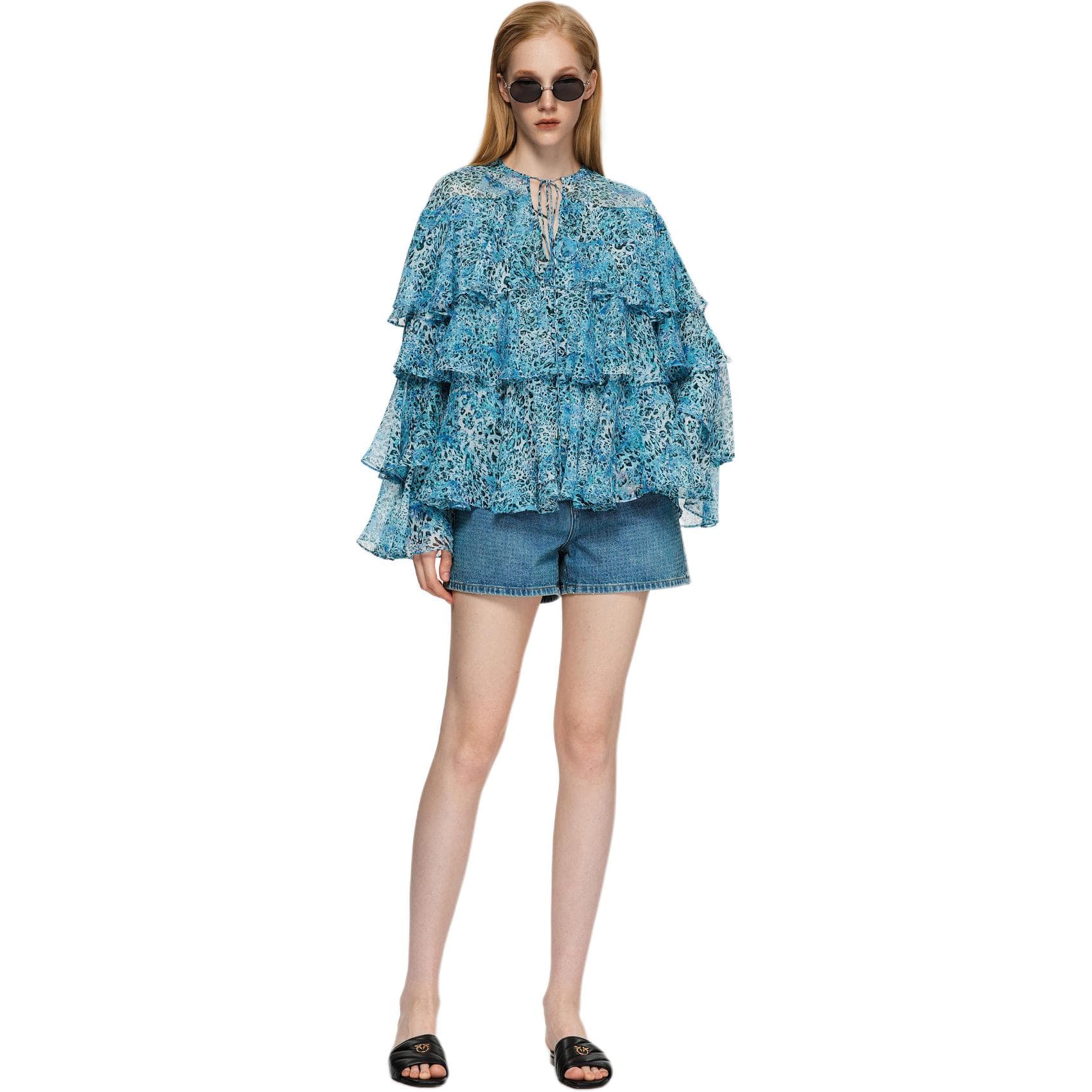 PINKO SS26 Джинсовые шорты Женские - изображение 1
