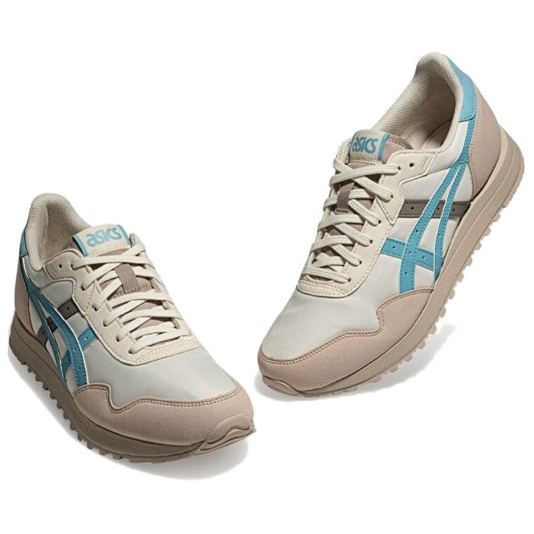 Кроссовки ASICS Tiger Runner II Повседневная обувь Низкий топ Молочно-белый Серый Унисекс - изображение 3