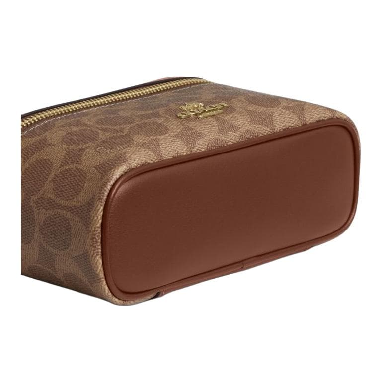 Сумка Coach Искусственная кожа Сумки Маленький Женские Коричнево-желтый - изображение 6