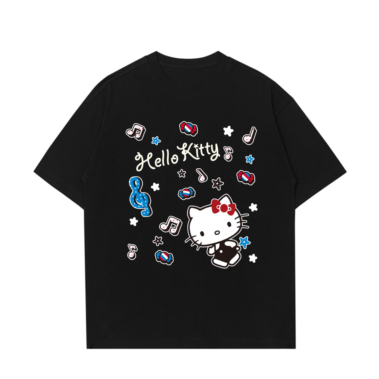 Футболка Sanrio x Hello Kitty Лето Футболка Женские - изображение 1