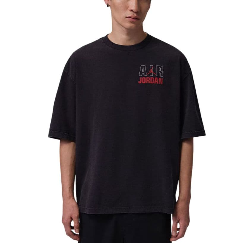 Футболка Jordan Air Черные Мужские T-Рубашки - изображение 1
