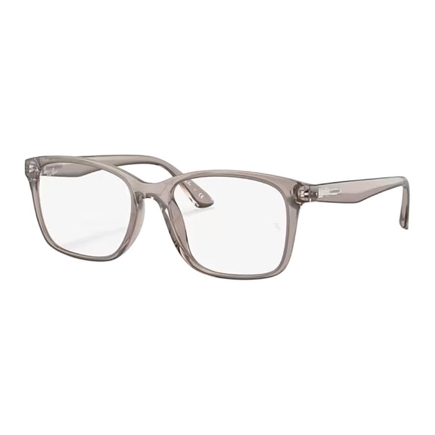 Оправа RayBan Инъекционное литье Квадратные Очки с диоптриями Унисекс Прозрачно-серый - изображение 1