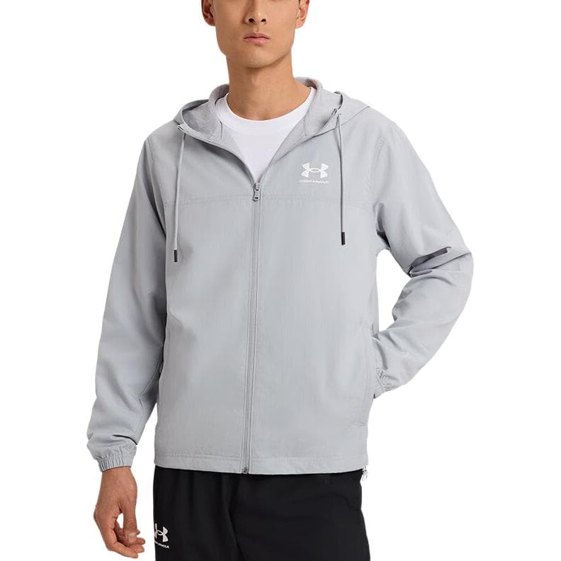 Куртка Under Armour UA Rival Куртки и Пальто Мужские Серые - изображение 3