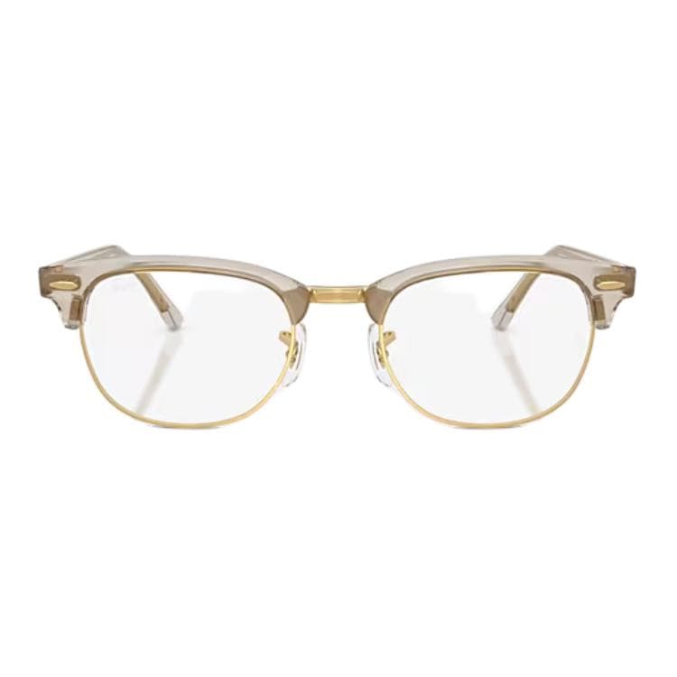Оправа RayBan Ацетатные очки с квадратной оправой диоптриями унисекс серого цвета - изображение 2