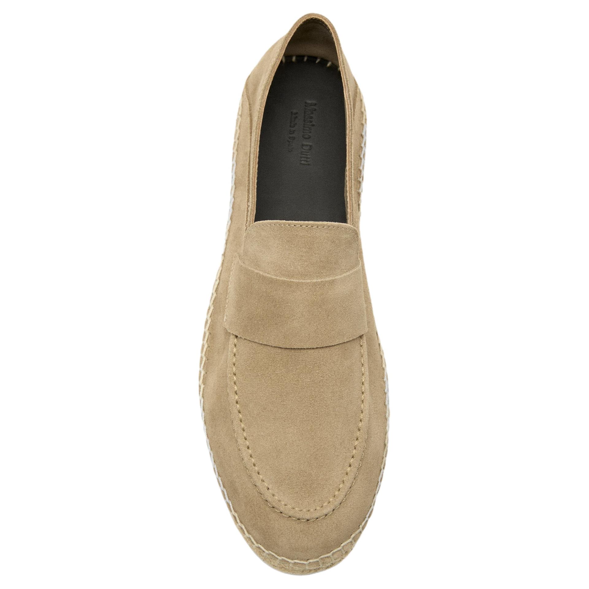 Massimo Dutti Замша Эспадрильи Мужские Песочный - изображение 5