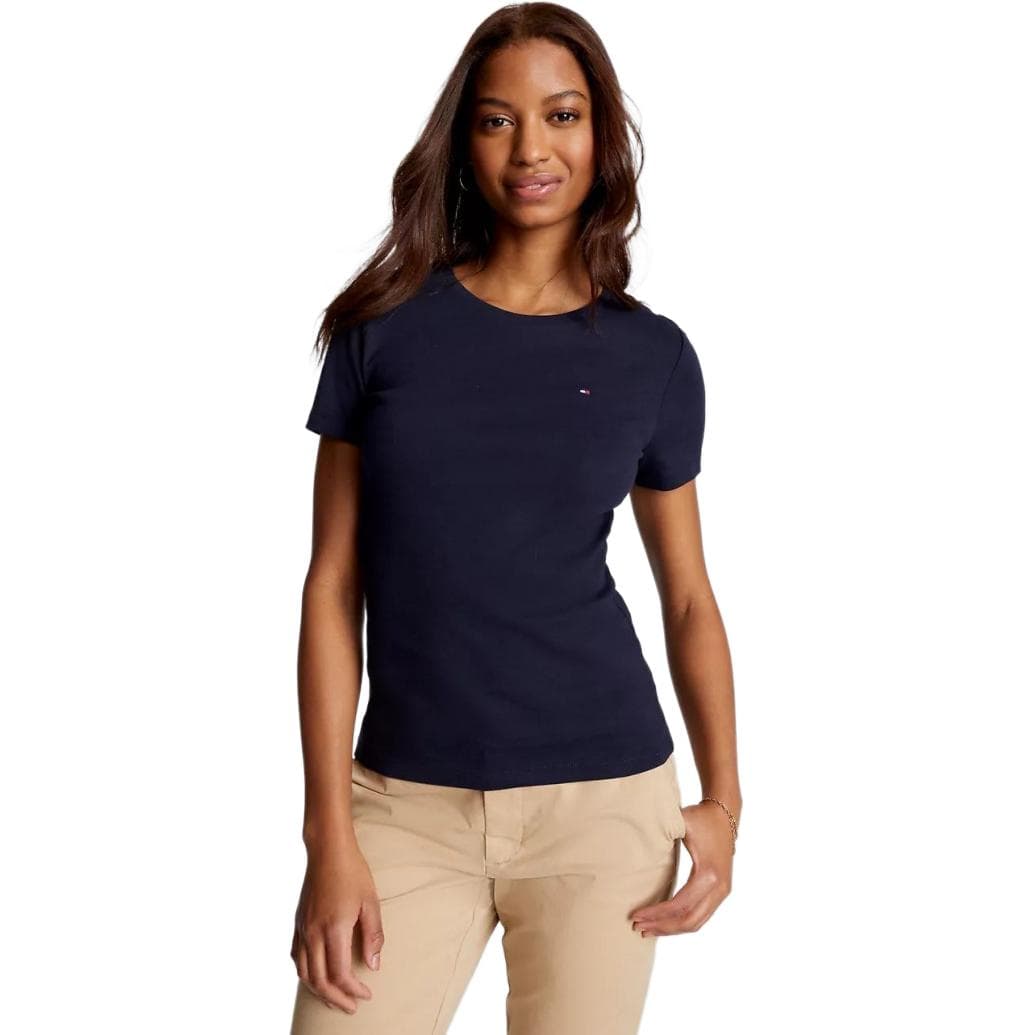 Футболка Tommy Hilfiger Essential Favorite Crewneck T-Shirt T-Shirts T - изображение 3