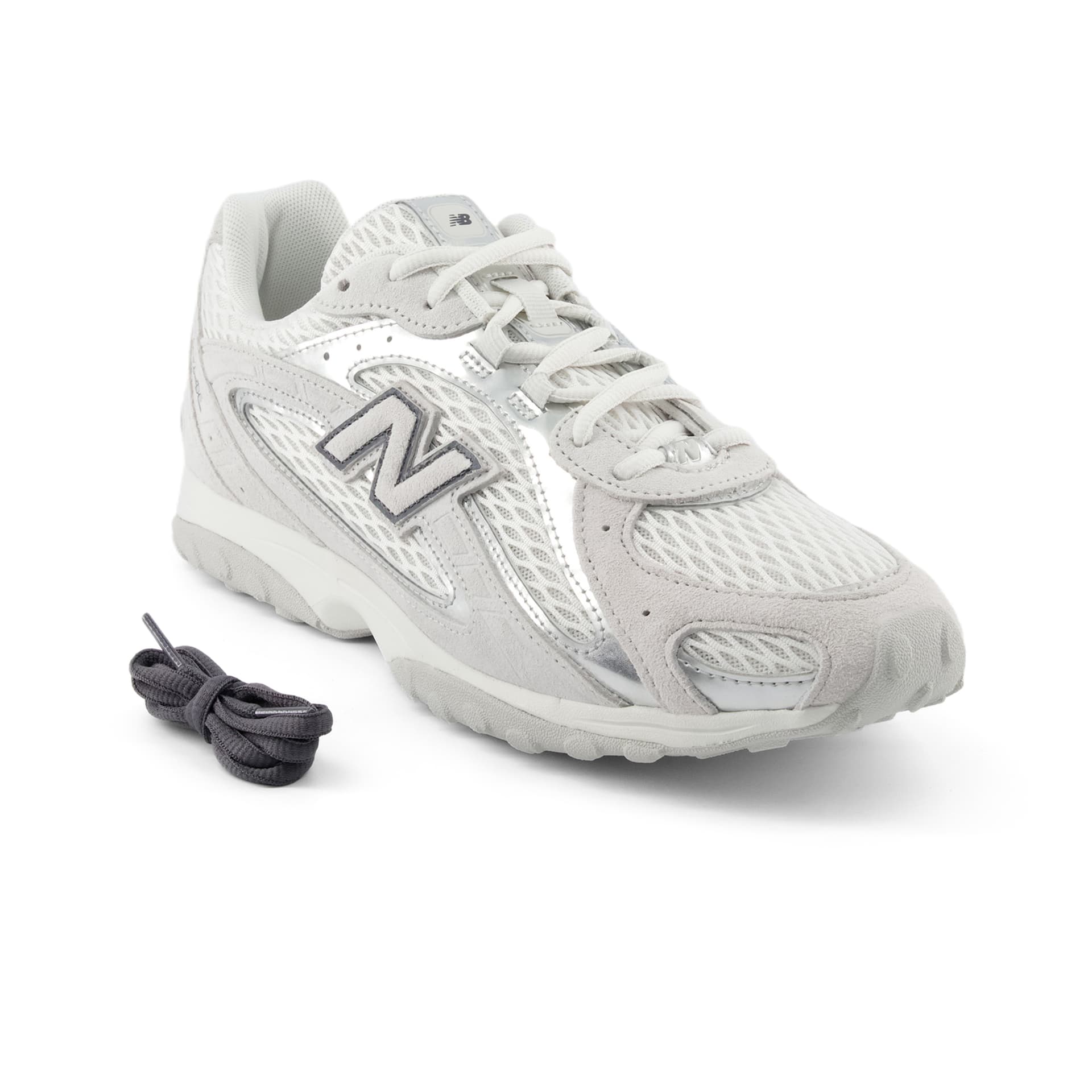 Кроссовки new balance Дышащий Low Топ Повседневная обувь Унисекс Серый белый - изображение 5