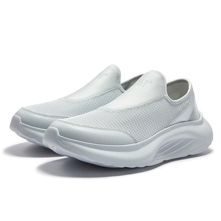 Кроссовки 361° Коллекция Slip On Устойчивая к истиранию Дышащая Низкий Верх Повседневная Обувь Мужская Облако Пик Серый - изображение 3